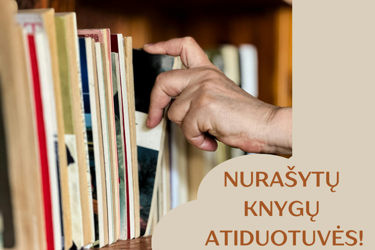 Gruodį bibliotekoje – nurašytų knygų atiduotuvės!
