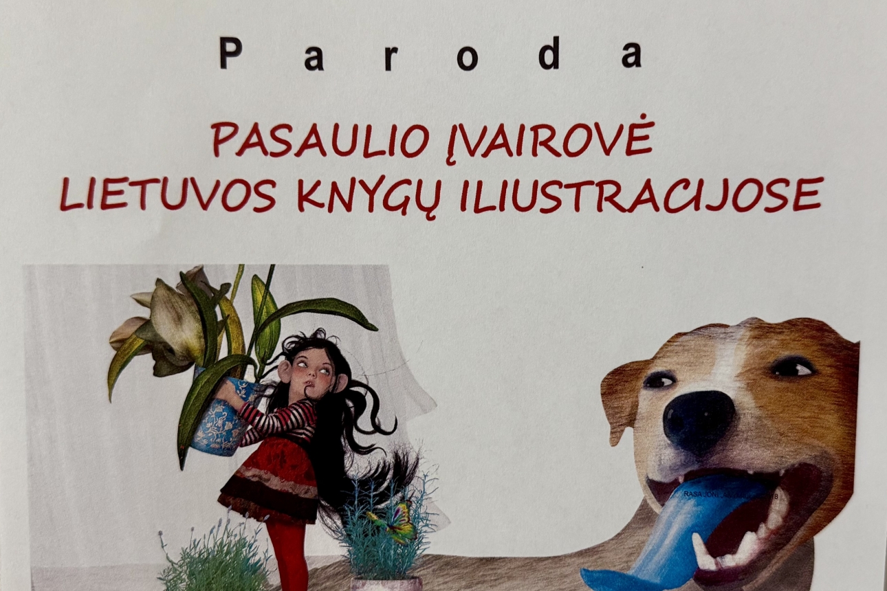 Bibliotekos fojė įsikūrė nauja paroda – „Pasaulio įvairovė Lietuvos knygų iliustracijose“ 